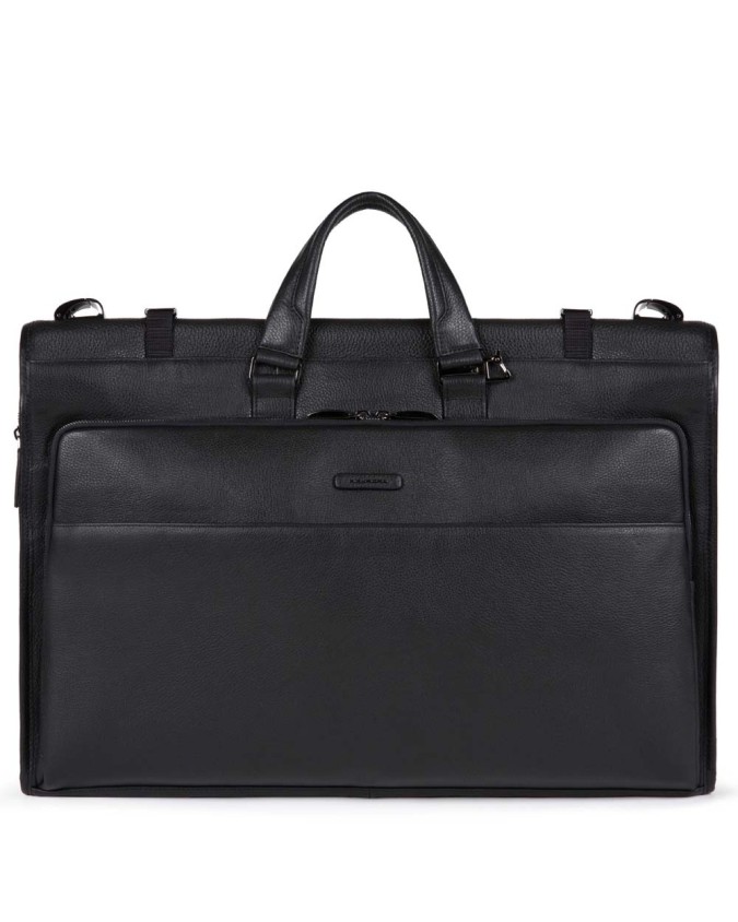 Piquadro - Portabiti pieghevole in pelle con porta camicie Modus Special