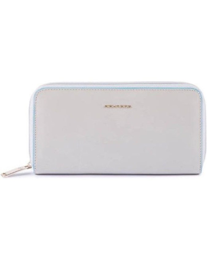 Piquadro - Portafogli Donna a quattro soffietti in pelle Blue Square