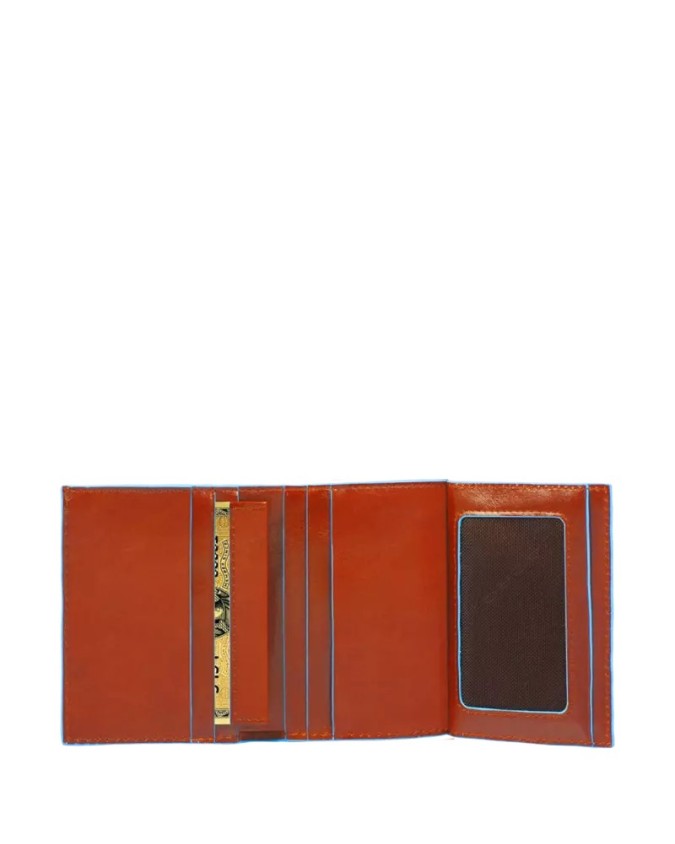 Piquadro - Portafoglio uomo con porta monete, porta carte Blue Square