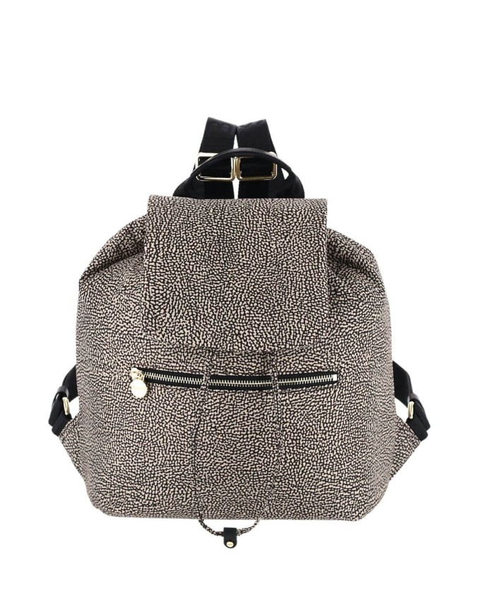 Borbonese - Zaino con patta in nylon riciclato Eco Line Medium