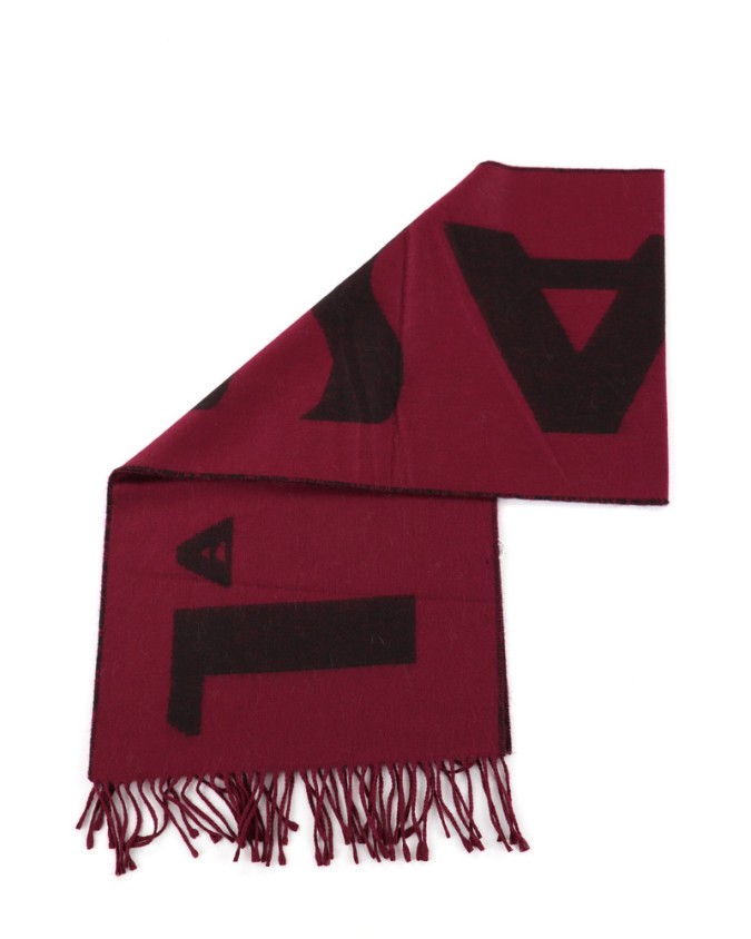 Alviero Martini Prima Classe - Sciarpa unisex in tessuto acrilico Logo Grande