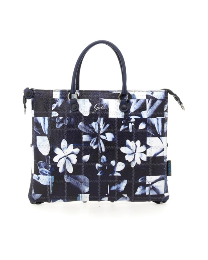 Gabs - Shopper trasformabile in pelle G3 PLUS patchwork M