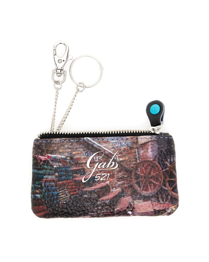 Portachiavi Gabs - Portachiavi Gkeyholder Trip in pelle con zip