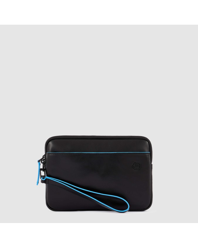 Piquadro - Pochette in pelle con porta carte di credito e tasca per Connequ Stationery