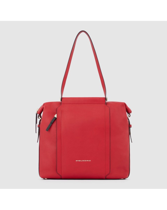 Piquadro - Borsa donna in pelle porta pc 14'' e iPad®Pro 12,9’’ Circle