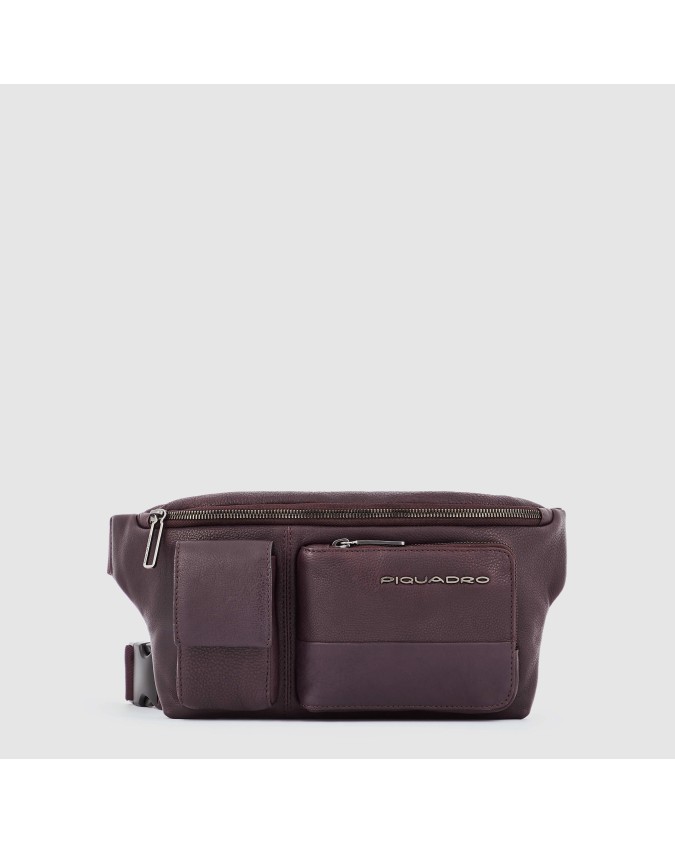 Piquadro - Marsupio in pelle con protezione anti frode RFID Ronnie