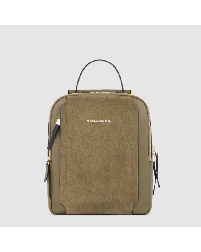 Zaini Porta PC Piquadro - Zaino donna in pelle porta tablet e