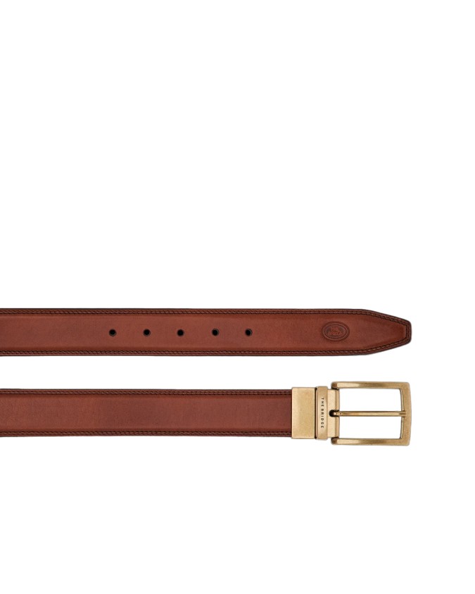 The Bridge - Cintura uomo in pelle reversibile h 3,5 Brunelleschi