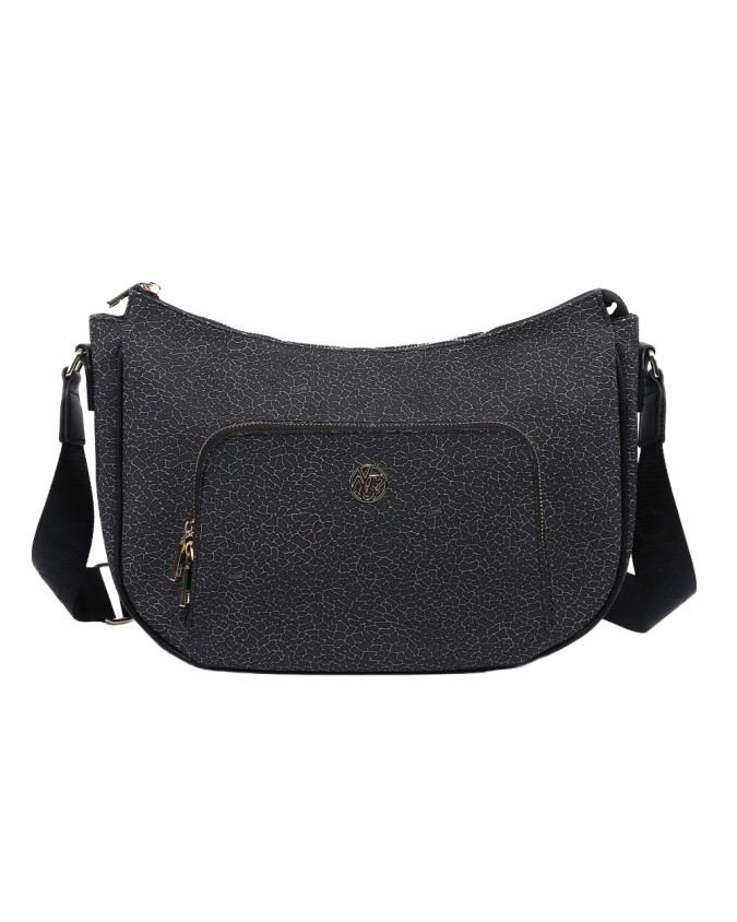 Ynot - Borsa a tracolla in pvc con taschina esterna Lux