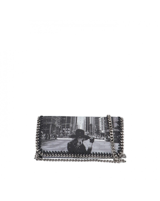 Ynot - Borsa a tracolla in ecopelle con patta Spirit