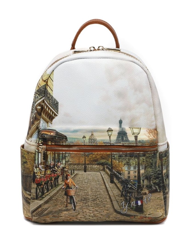 Ynot - Zaino donna in ecopelle con tasca esterna medio Yesbag