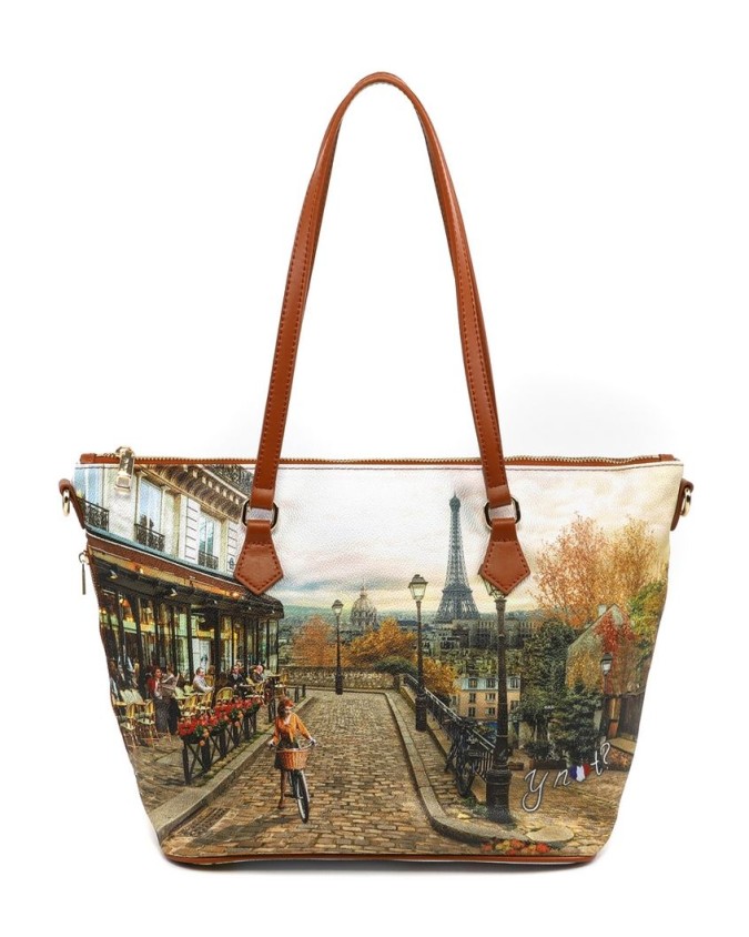 Ynot - Borsa a spalla piccola in ecopelle con tracolla Yesbag