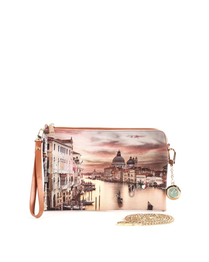 Ynot - Borsa a tracolla in ecopelle con manico removibile Yesbag