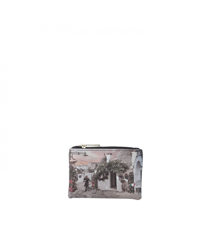Ynot - Portamonete piccolo in ecopelle con cerniera Yesbag