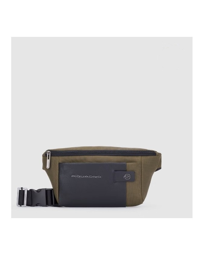 Piquadro - Marsupio porta iPad®mini in tessuto riciclato Brief 2