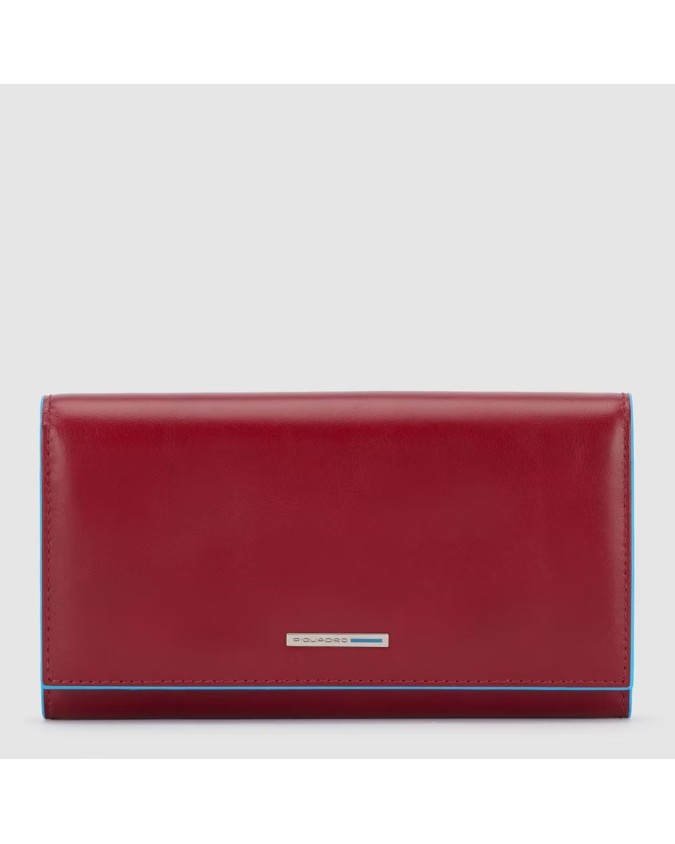 Piquadro - Portafoglio donna in pelle per smartphone Blue Square