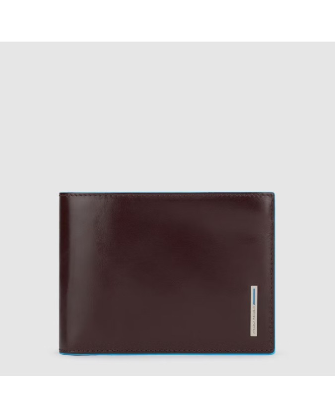 Piquadro - Portafoglio uomo in pelle con porta documenti Blue Square