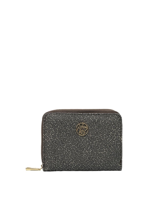 Ynot - Portafoglio donna medio con zip e bottone Lux