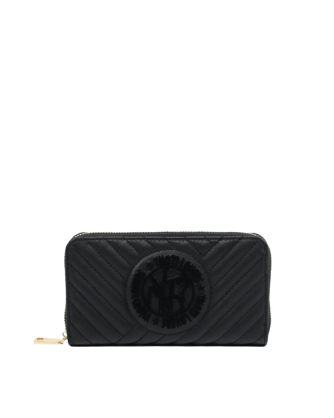Ynot - Portafoglio donna zip around in pvc Round