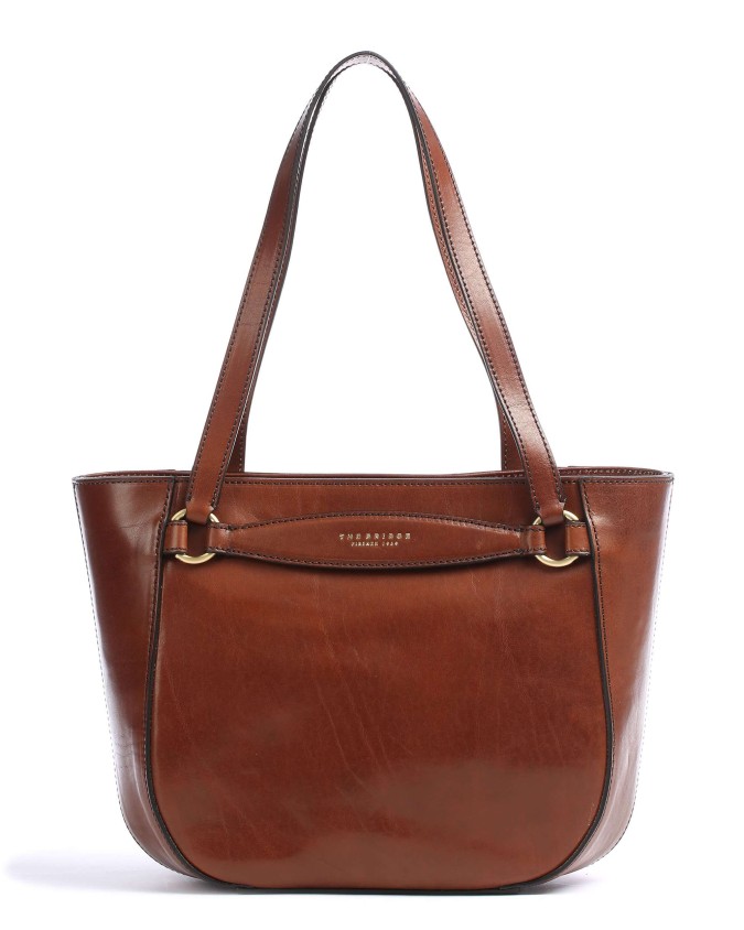 The Bridge - Borsa shopping con doppio manico in pelle Bettina