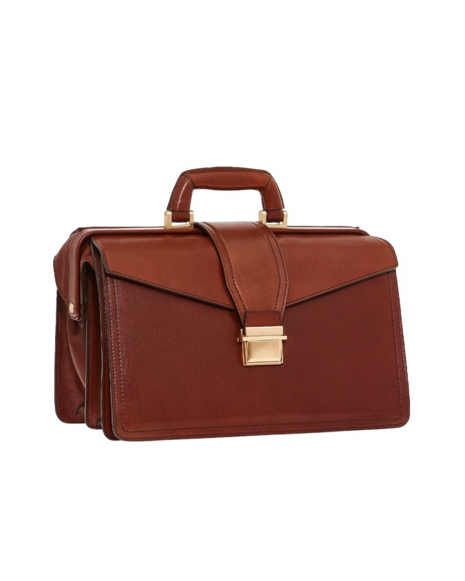 The Bridge - Borsa da medico in pelle con fibbia Dante