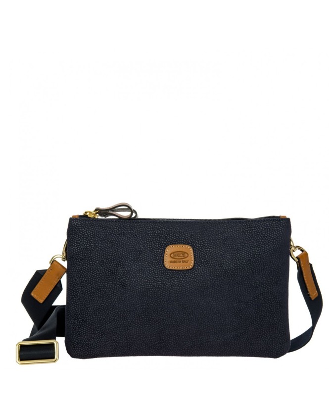 Bric's - Borsa con doppio scomparto a tracolla in pelle sintetica Life