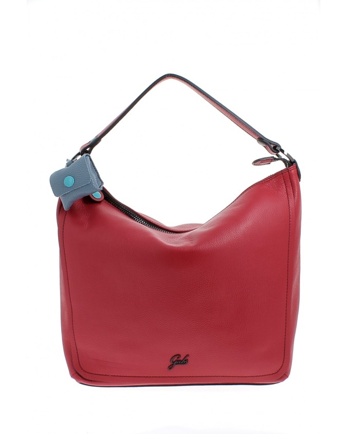 Gabs - Borsa a spalla in pelle Tg M Eme Box Black