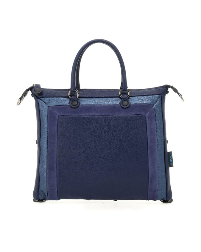 Gabs - Borsa shopper G3 Plus in pelle Hokusai L Black