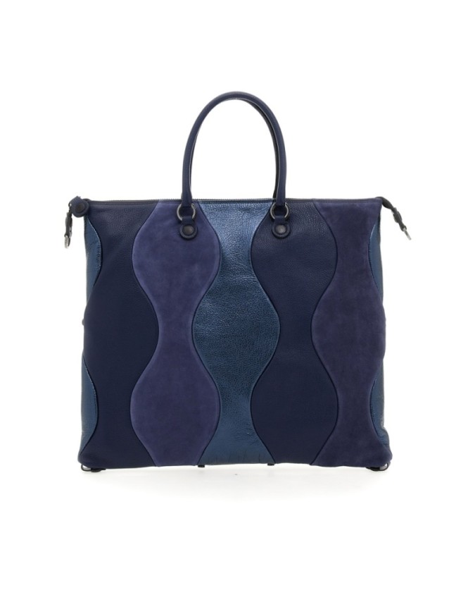 Gabs - Borsa piatta in pelle G3 Plus Tg M Momu scultura Black