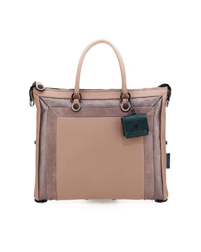 Gabs - Borsa piatta in pelle G3 Plus Tg M Hokusai Black