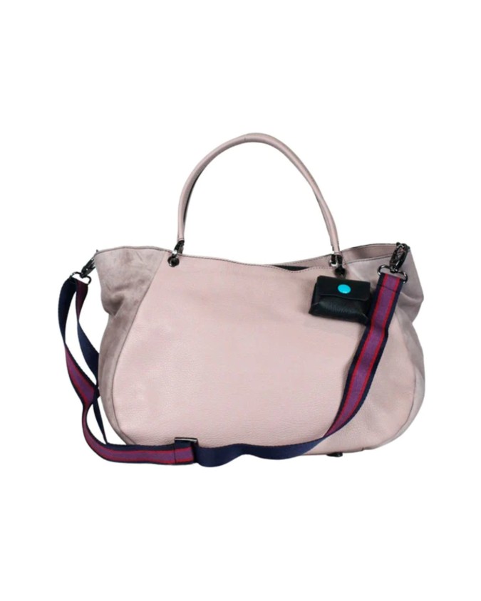 Gabs - Borsa a spalla in pelle ruga+crosta Roberta L Black