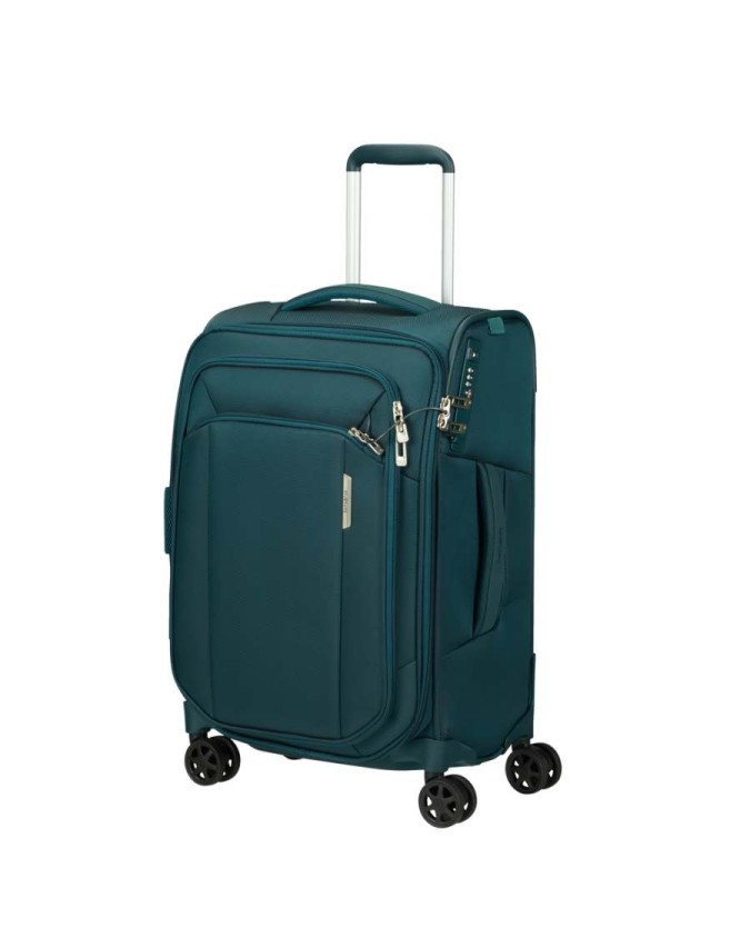 Samsonite - Trolley cabina in tessuto riciclato espandibile 4 ruote 55cm Respark