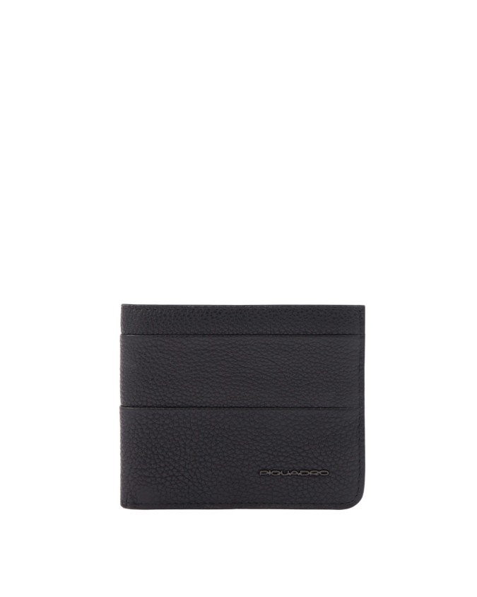 Piquadro - Portafoglio uomo in pelle naturale porta carte e protezione RFID