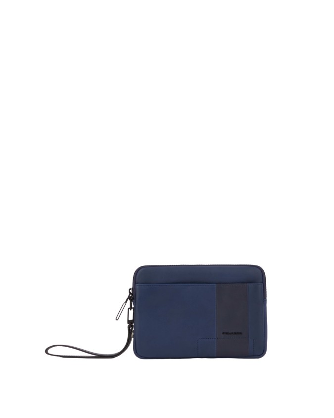 Piquadro - Pochette uomo in pelle porta smartphone con Connequ