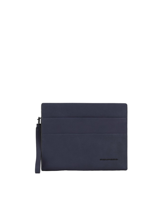 Piquadro - Pochette uomo in pelle porta iPad Pro 11 con polsino removibile