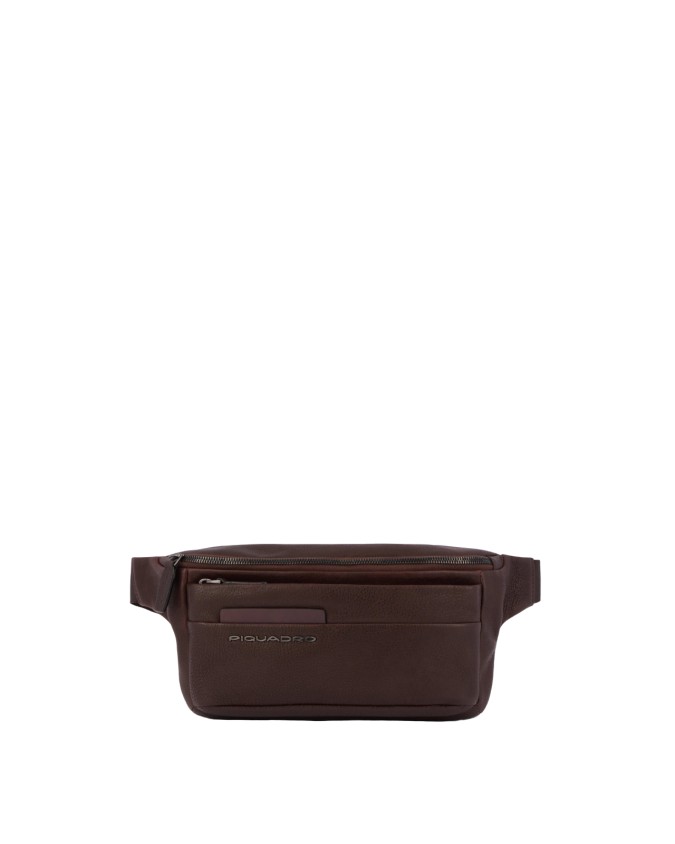 Piquadro - Marsupio in pelle porta Ipad mini con tasca CONNEQU