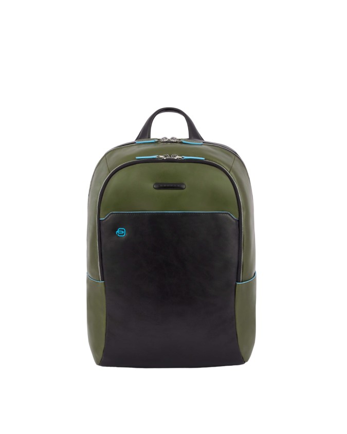 Piquadro -  Zaino in pelle porta computer 14'' Blue Square