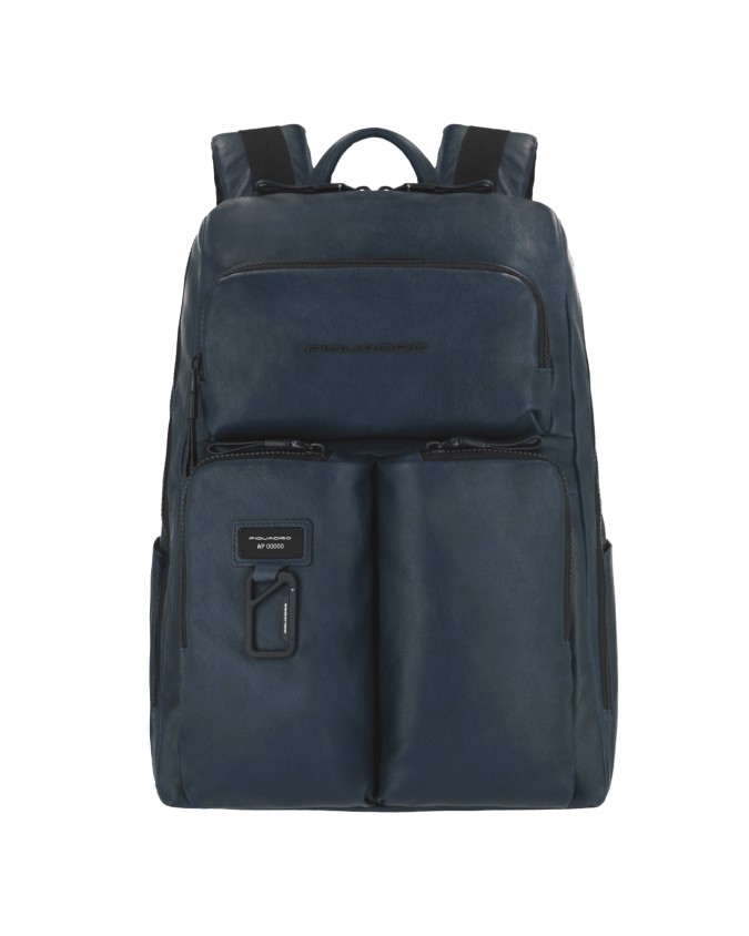 Zaini Porta PC Piquadro - Zaino in pelle porta pc 15'' con