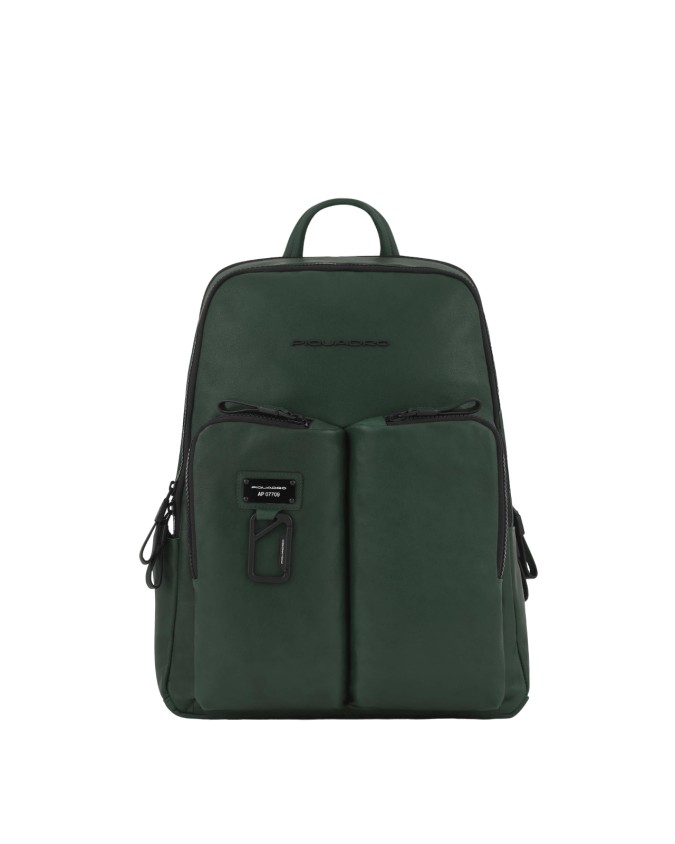 Zaini Porta PC Piquadro - Zaino in pelle porta pc 14'' e porta