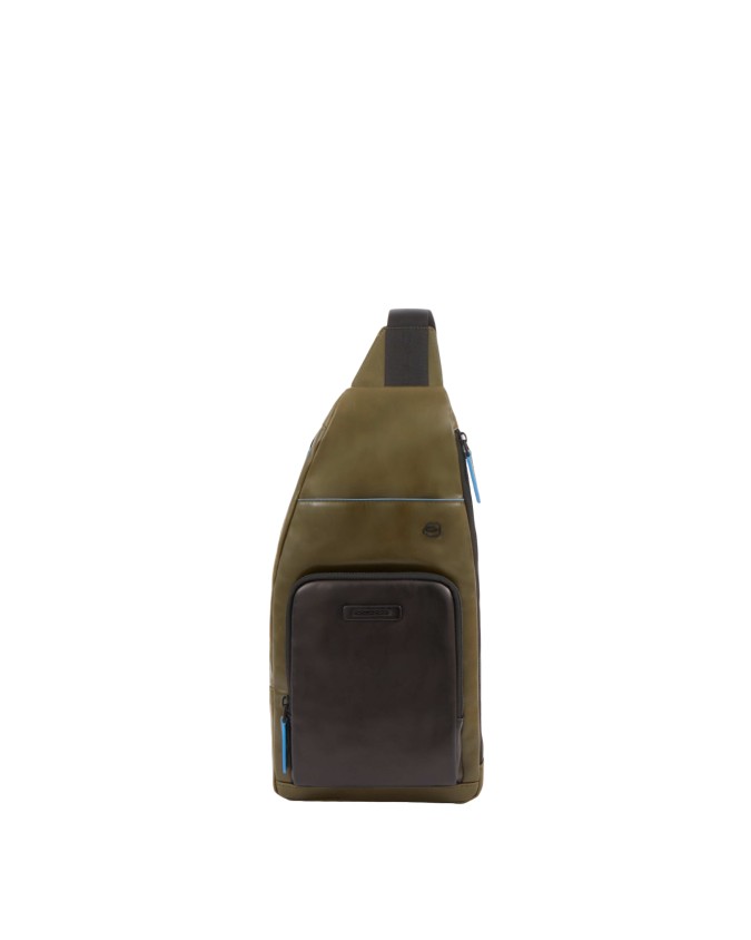Zaino Monospalla Piquadro - Monospalla in pelle porta iPad Mini