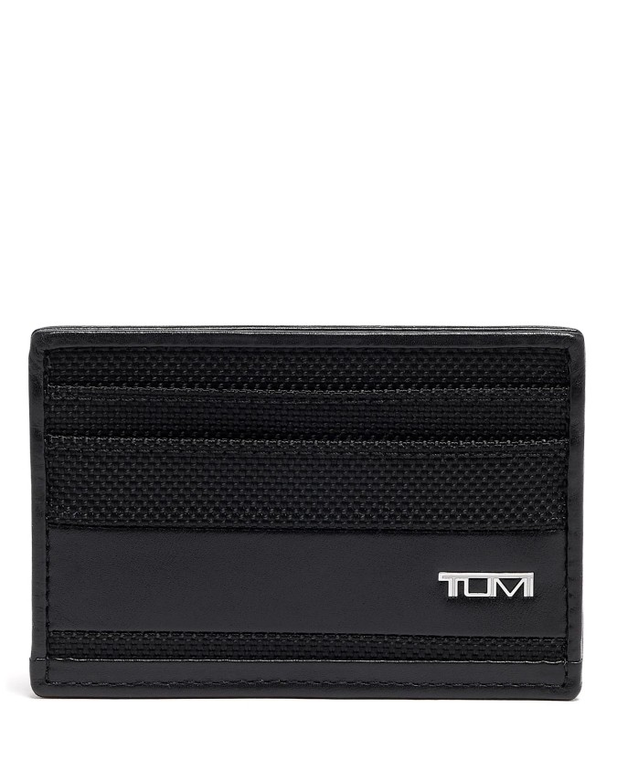 Tumi - Porta carte sottile uomo in nylon balistico Alpha