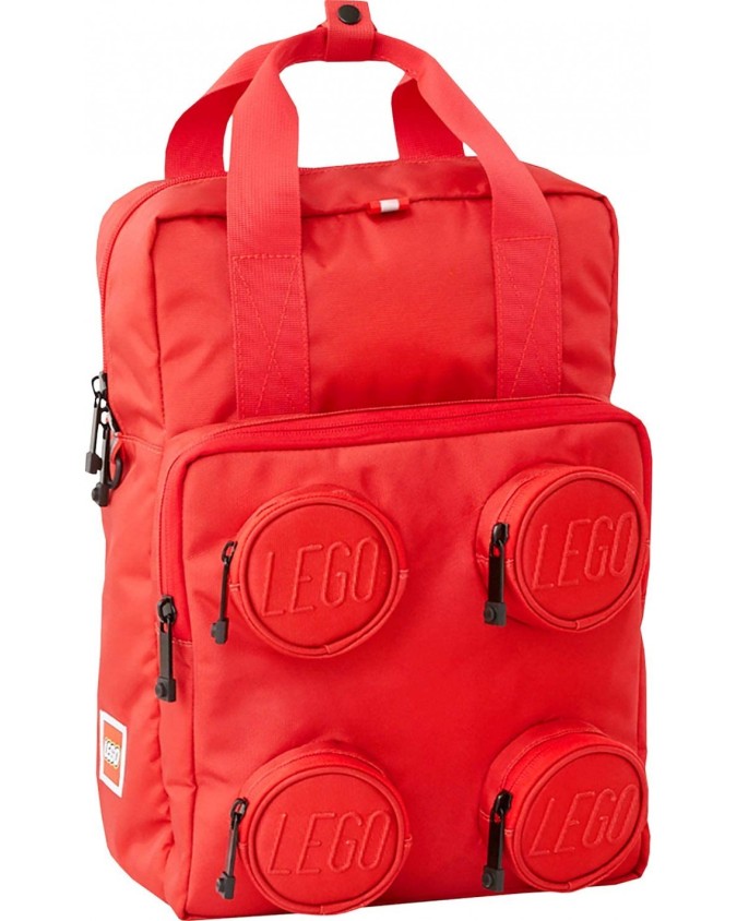 Lego - Zaino in tessuto riciclato 2x2 con quattro tasche esterne Signature