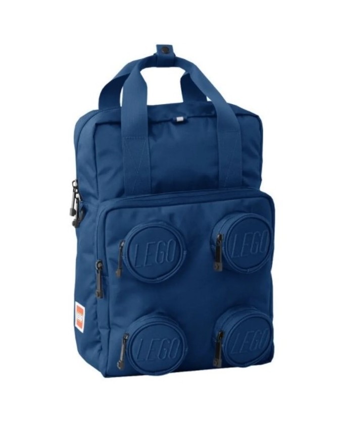 Lego - Zaino in tessuto riciclato 2x2 con quattro tasche esterne Signature