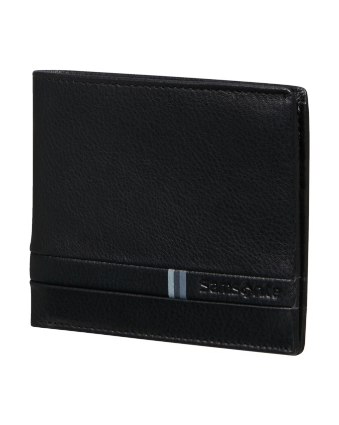 Samsonite - Portafoglio uomo in pelle RFID Flagged Slg