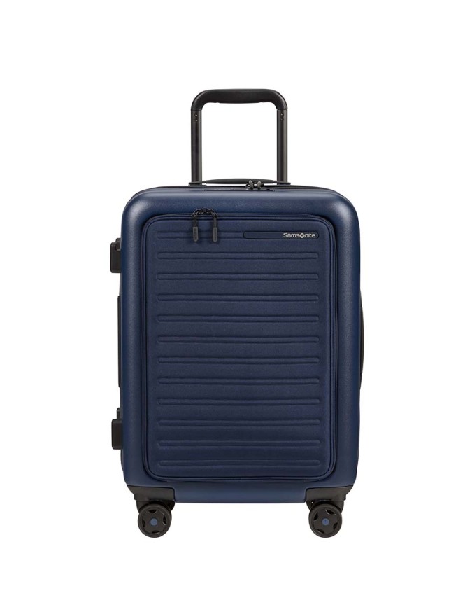Samsonite - Trolley bagaglio a mano espandibile in policarbonato 4 Ruote 55 cm Stackd