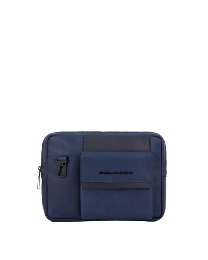 Piquadro - Tracolla crossbody in pelle porta iPad® Finn