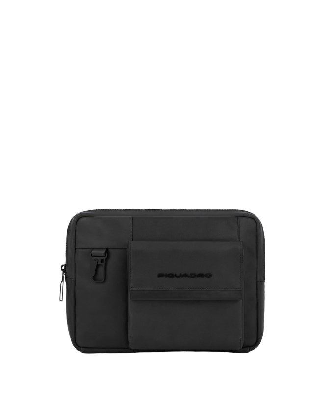 Piquadro - Tracolla crossbody in pelle porta iPad® Finn
