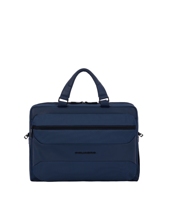 Piquadro - Cartella in tessuto riciclato porta pc 14" e iPad® Gio