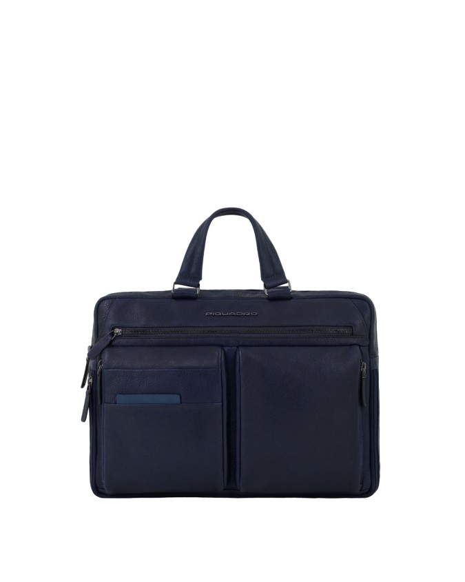Piquadro - Cartella in pelle porta pc 15,6" e iPad®Pro 12,9" Paavo