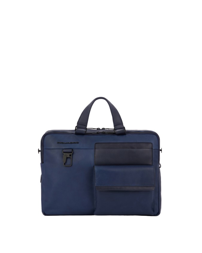 Piquadro - Cartella in pelle per pc 15,6" e iPad®Pro 12,9" Finn